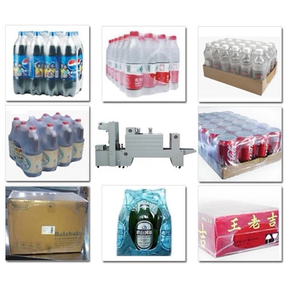 BZJ5038B Semi-Automatic Sleeve Wrapper and BSE5038 PE Shrink Tunnel Packaging Machine