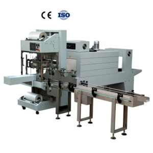 QSJ-5040A Automatic Sleeve Wrapper Bottle Packing Machine + BSE-5040A Heat Shrink Tunnel