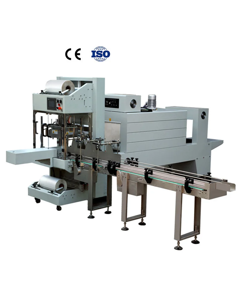 QSJ-5040A Automatic Sleeve Wrapper Bottle Packing Machine + BSE-5040A Heat Shrink Tunnel